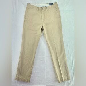Polo Ralph Lauren Pony Soft Khaki Cotton Mens 34/34 Casual Dress Slacks